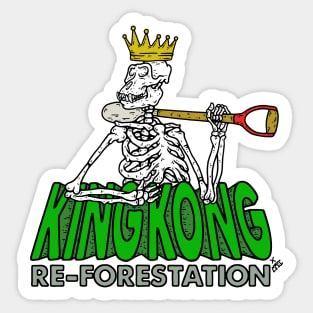 King Kong Reforestation Sticker